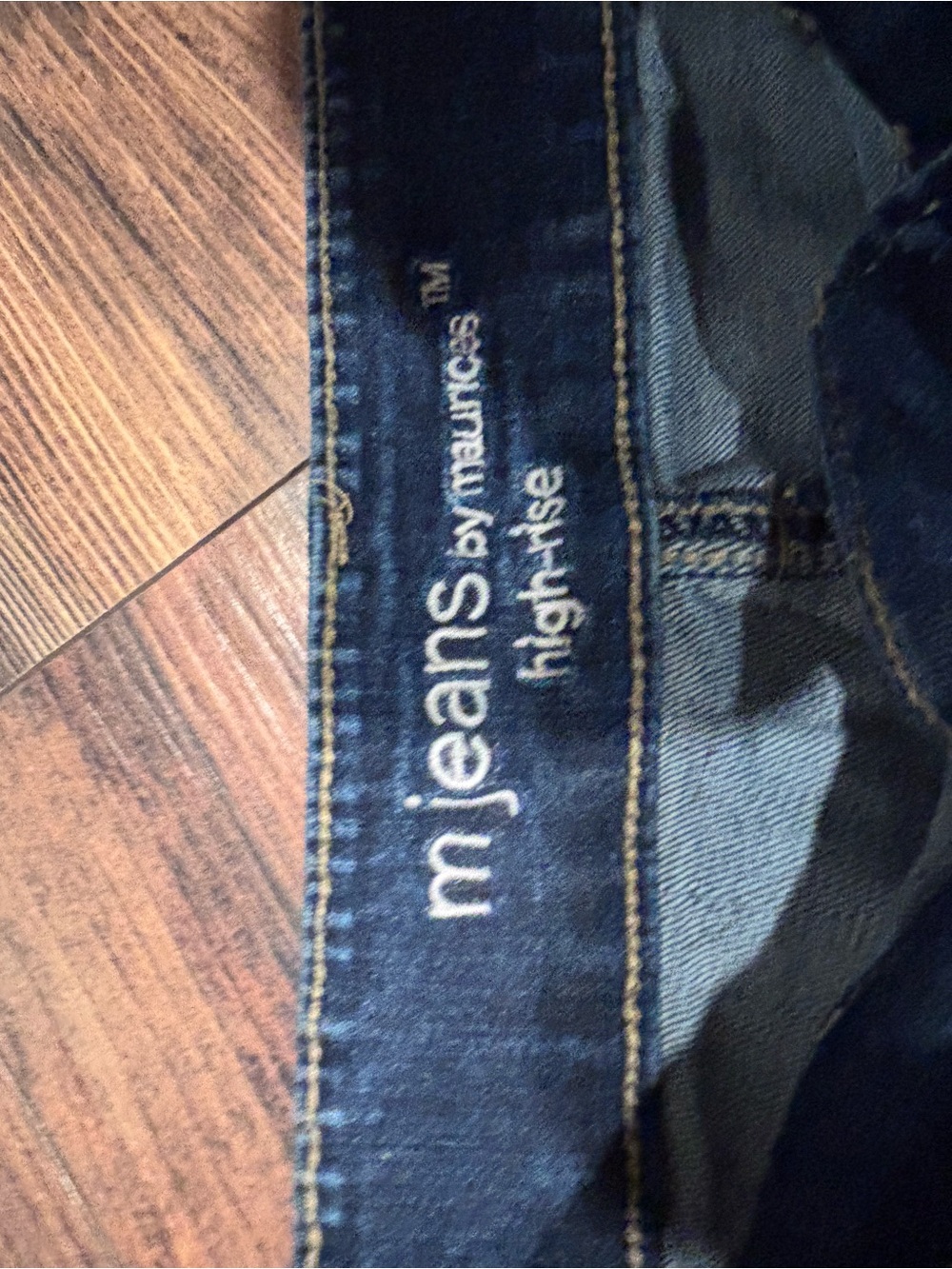 Maurices Dark Blue Denim Jeans - High Rise - Picture 2 of 3